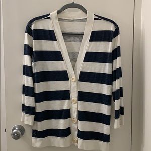 J.Crew Striped Cardigan